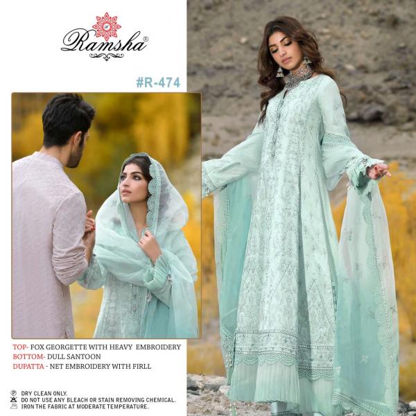 Ramsha Suits R-474 Design  