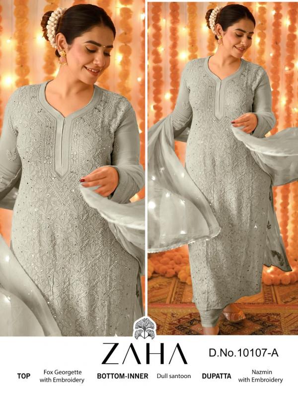 Zaha Saadia Vol-2 10107 Colors  