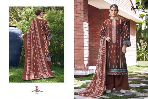 MAJESTY BIN SAEED LAWN COLLECTION VOL-3 3005 TO 3008 