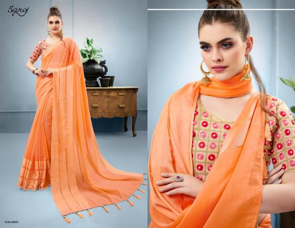 Saroj Saree Premium Silk 56001-56006 Series 