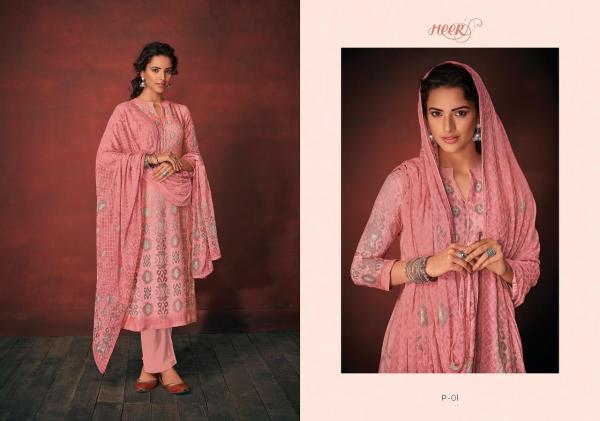 Kimora Fashion Heer Hunar Pashmina Collection Vol-1 PC-01-PC-06 Series 