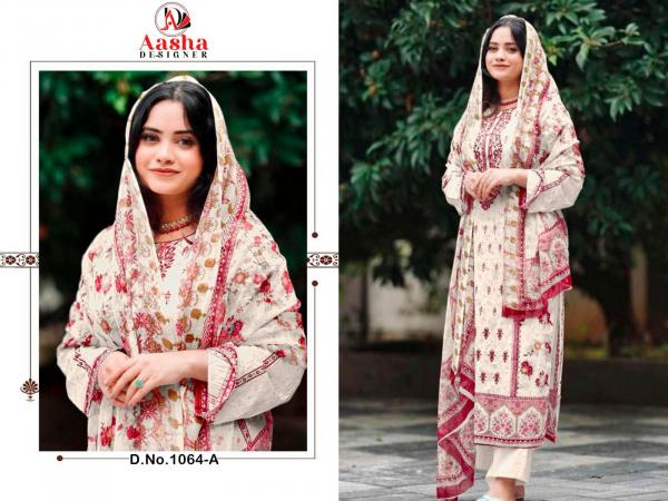 AASHA DESIGNER HARSHA VOL-5 1064-A TO 1064-D 