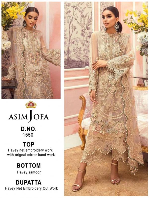 Asim Jofa Super Hit 1550 Dress Material  