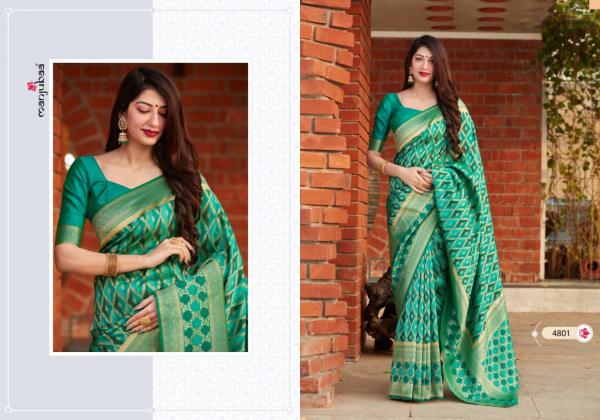Manjubaa Saree Mantra Silk 4801-4806 Series 