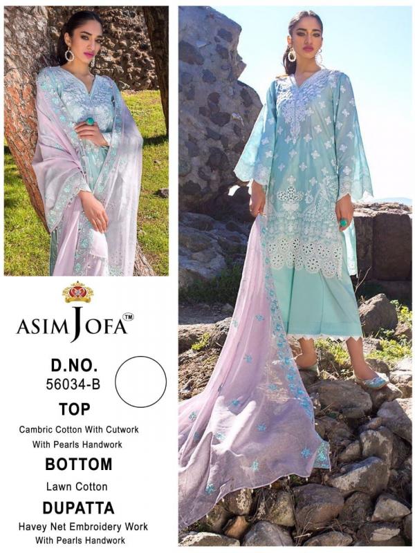 Asim Jofa Super Hit 56034-B Dress Material  