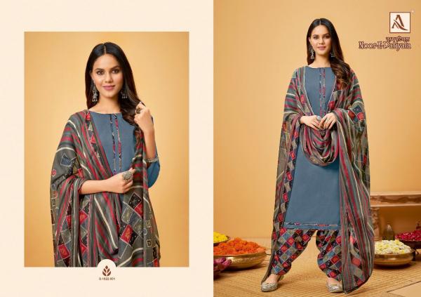 Alok Suit Noor-E-Patiyala 1022-001 to 1022-008 Series  