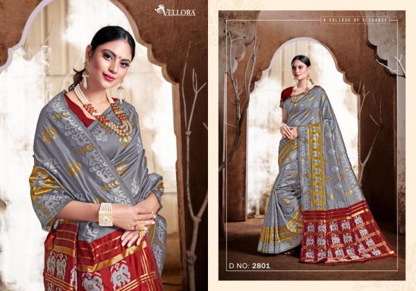 Vellora Saree Kanthil Silk Vol-18 2801-2806 Series 