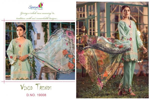 Saniya Trendz Elaf  Nx Luxuy Lawn 19008-19010 Series. 