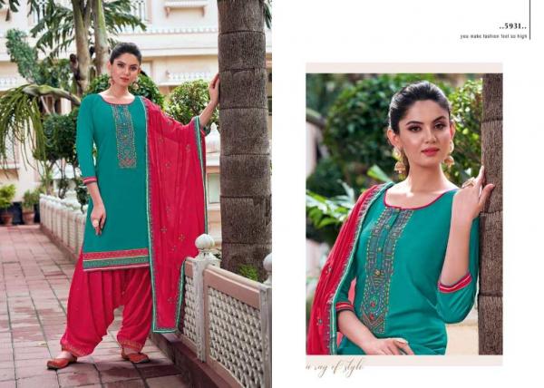 Kessi Fabric Patiala House Vol-85 5931-5938 Series 