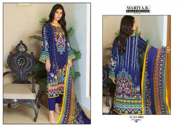 Maria B Lawn Collection 3rd Edition Vol-3 3001-3010 Series 