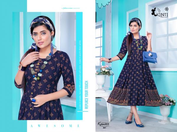 Kinti Fashion Kalamkari Vol-3 301-310 Series  