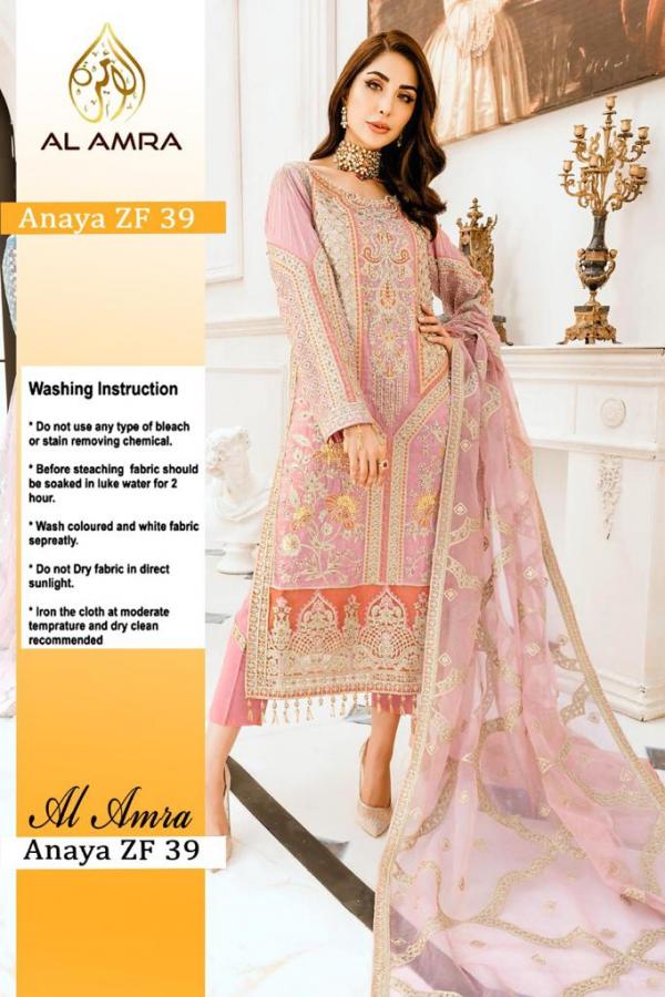 AL Amra Aanaya ZF 39 Dress Material 