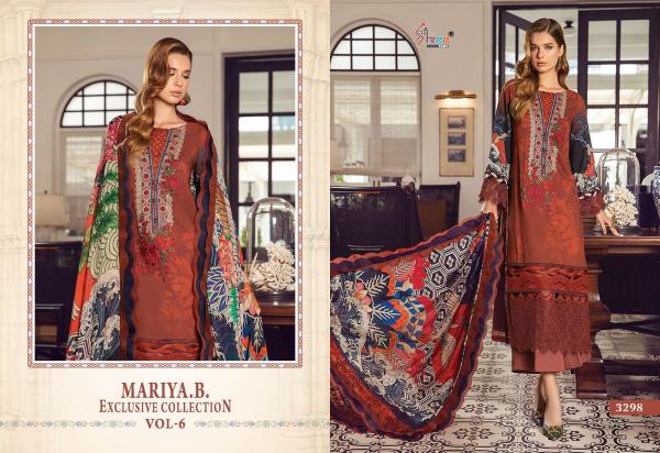SHREE FAB MARIA B EXCLUSIVE COLLECTION VOL-06 SERIES 3298 TO 3305 