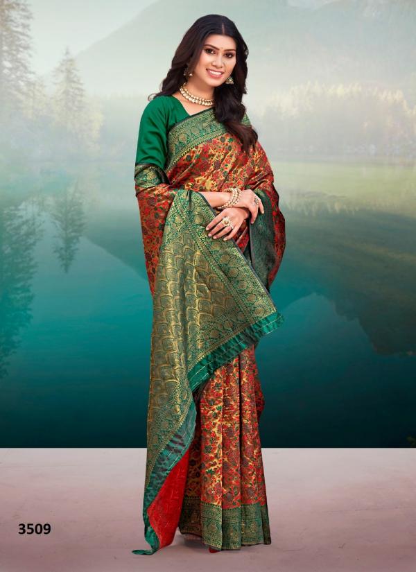 Sangam Print Sonpari Silk 3509-3514 Series