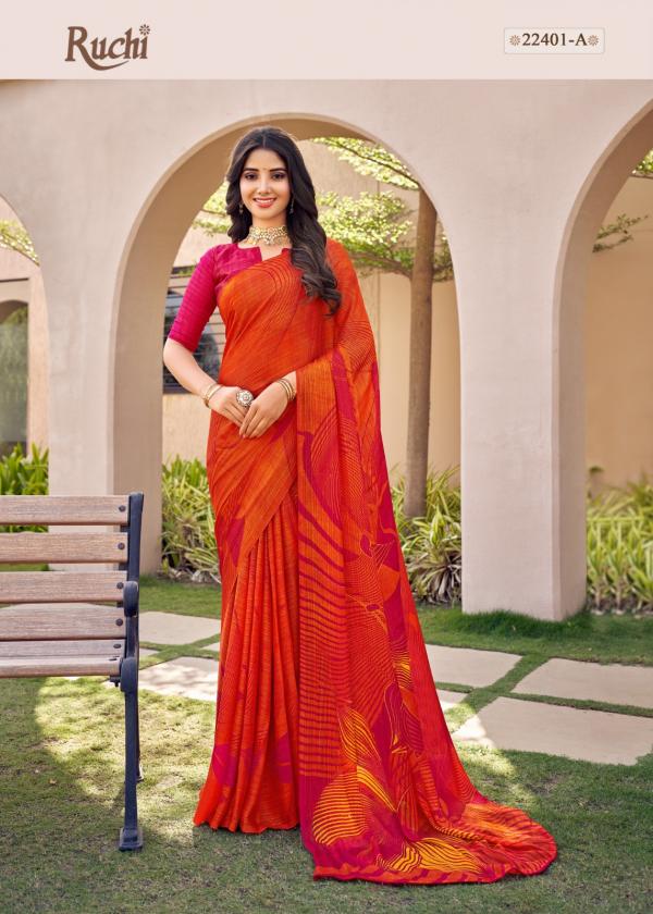 Ruchi Saree Satrangi 22401-22406 Series