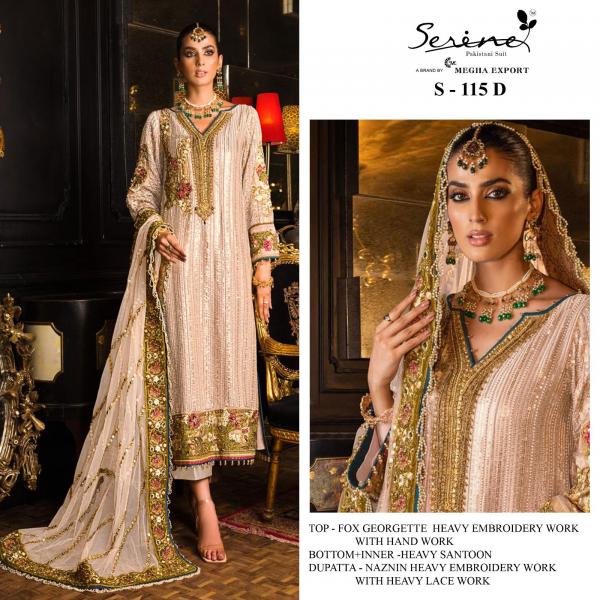 Serine Pakistani Suit S-115 Colors  