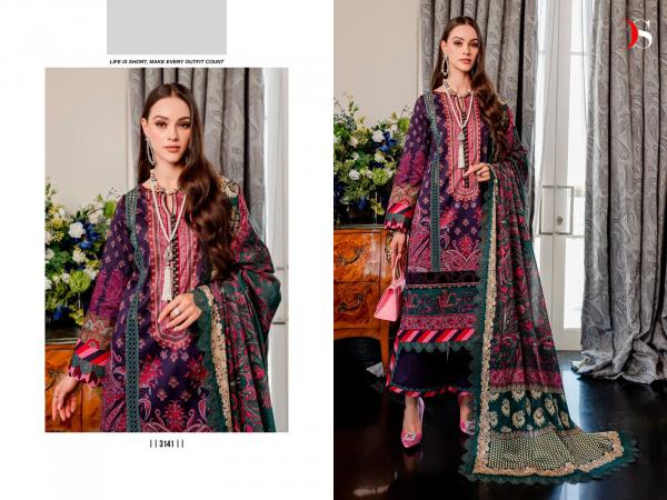 Deepsy Suit Firdous Queen's Court Vol-4 3141-3148 Series 