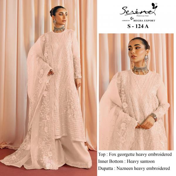 Serine Pakistani Suit S-124 Colors  