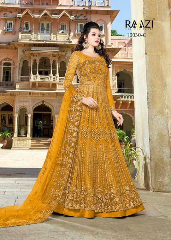 Rama Fashions Raazi Aroos Yellow Anarkali 