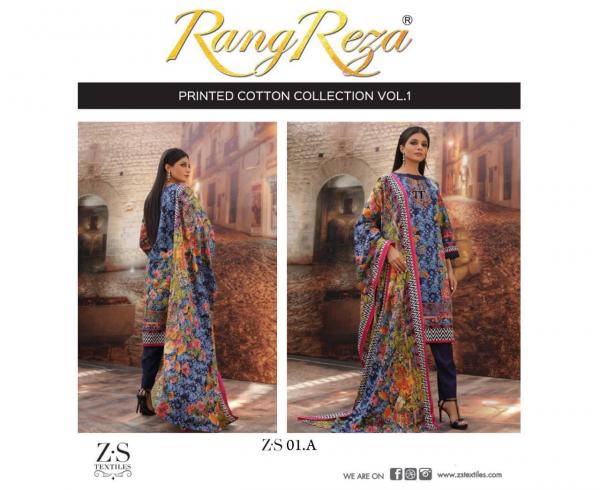 ZS Textiles Rang Reza Vol-1 01AB-10AB Series 