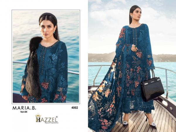 HAZZEL PRINTS MARIA B VOL-4 4002 TO 4004 