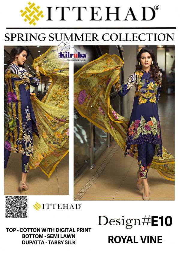 Kilruba Ittehad Spring Summer Collection E-10-E-12 Series 