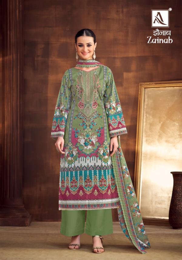 ALOK SUIT ZAINAB H-1495-001 TO H-1495-008 