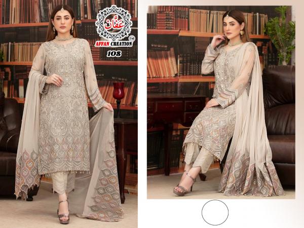 Affan Creation 108 Pakistani Style Suit 