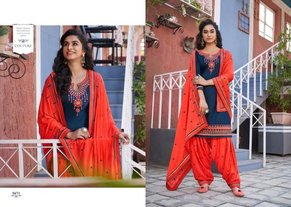 Kessi Fabrics Patiyala House Vol-81 5671-5678 Series 