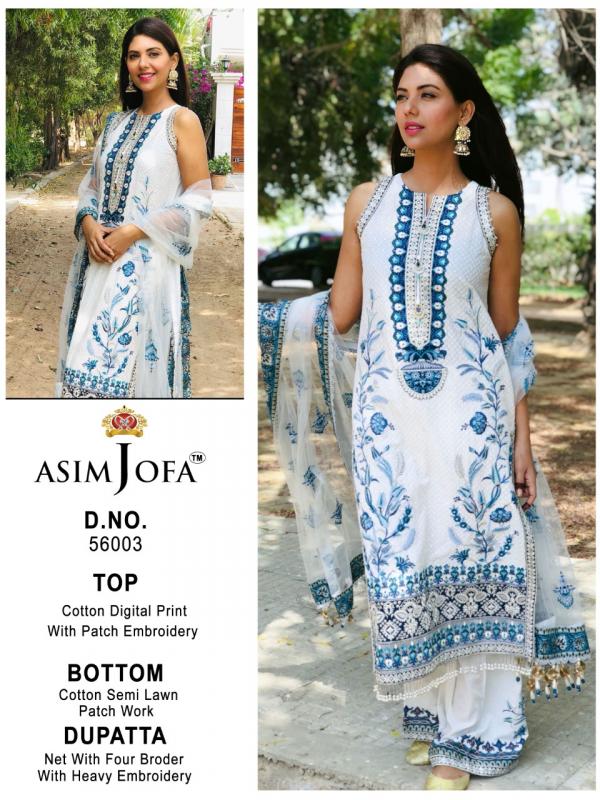 Asim Jofa Super Hit 56003 Dress Material  