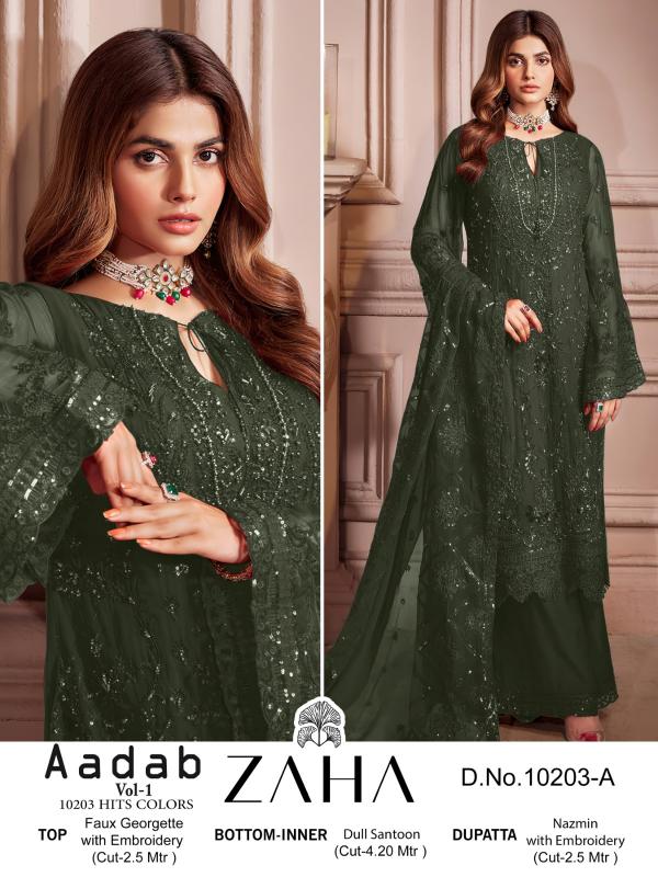 ZAHA AADAB VOL-1 10203-A TO 10203-D 