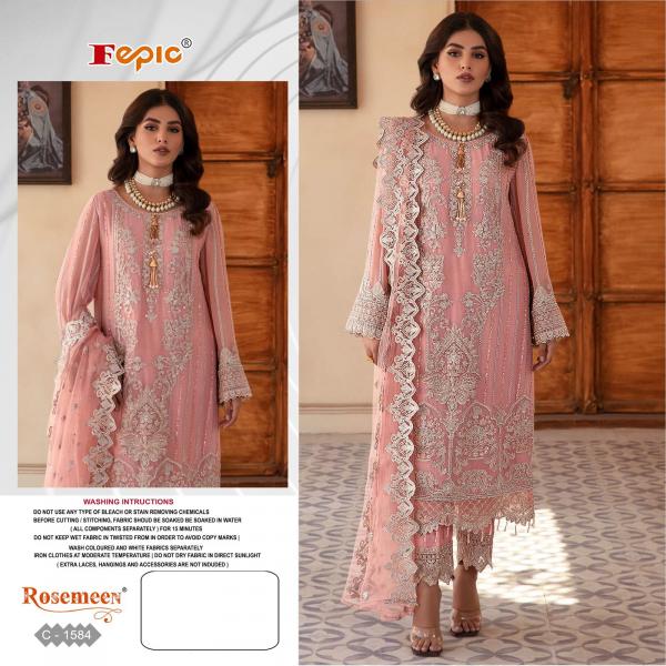 Fepic Rosemeen Pakistani Suit C-1584 Design 	 
