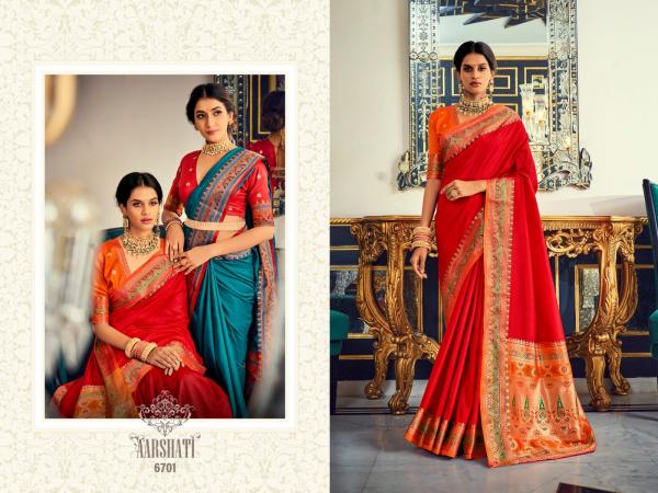 Rajyog Fabrics Aarshati Silk 6701-6706 Series  