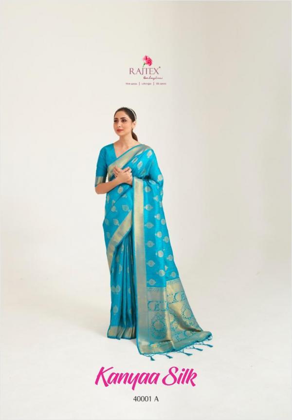 Rajtex Saree Kanyaa Silk 40001 Colors	 