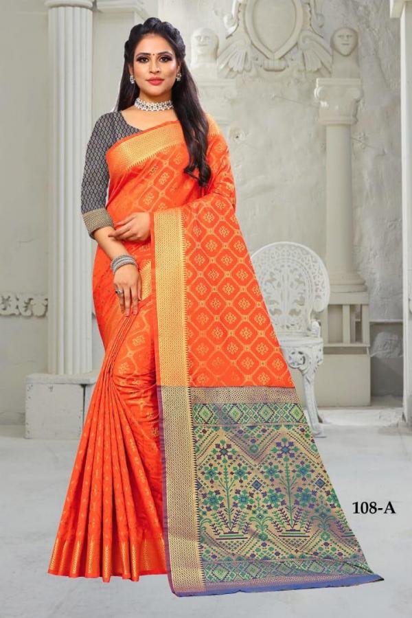 NP Saree 108 Colors Banarasi Silk  