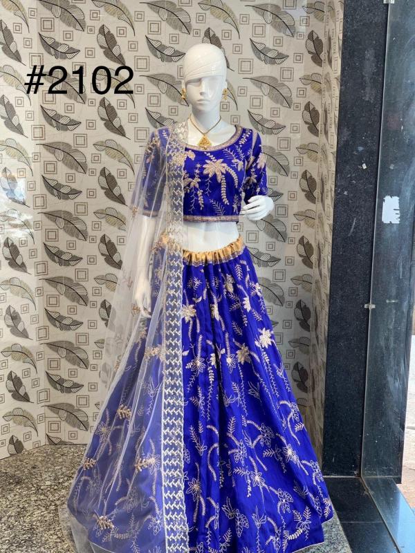 Bollywood Designer Blue Lehenga 2102 Design  
