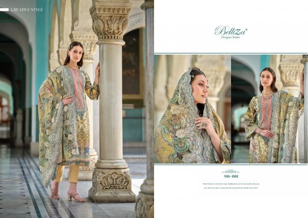 BELLIZA DESIGNER GUZARISH VOL-8 916-001 TO 916-008