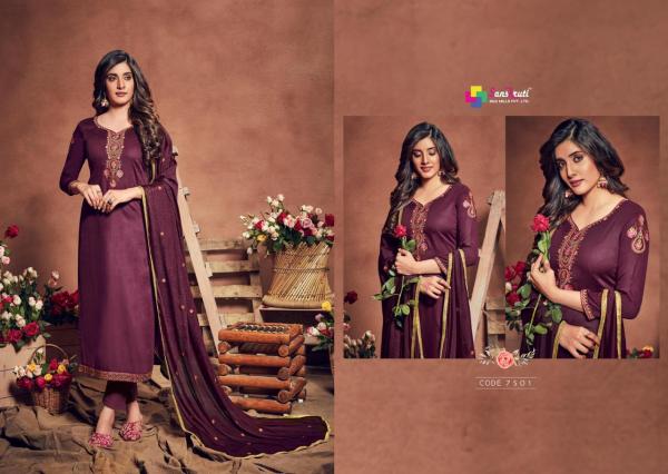 Sanskruti Silk Mills Gulshan 7501-7506 Series 