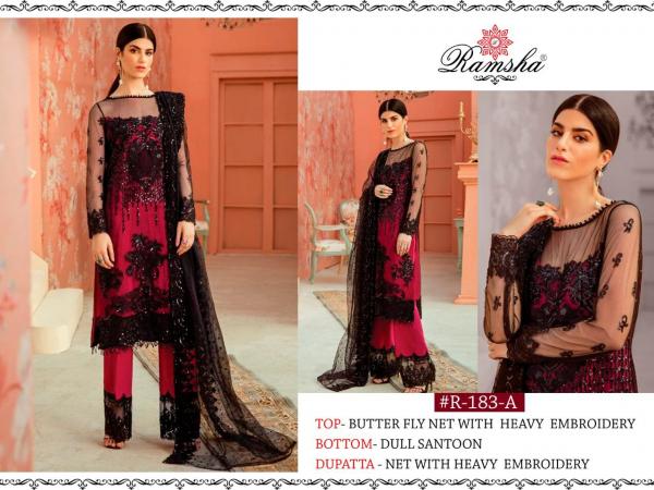 Ramsha 183 Colors Pakistani Suits 