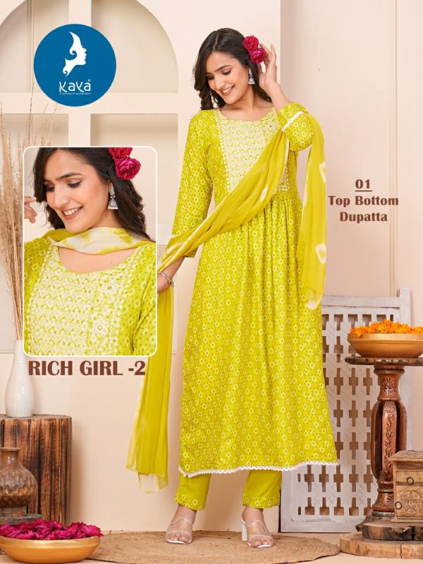 KAYA KURTI RICH GIRL-2 01 TO 06 