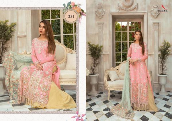Kaara Suits Maria B Mbroidered Colour 251-256 Series 