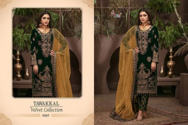 Shree Fab Tawakkal Velvet Collection 2397-2402 Series  