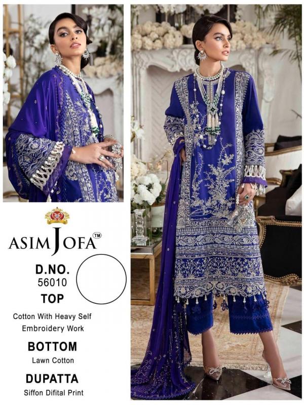 Asim Jofa Super Hit 56010 Dress Material  