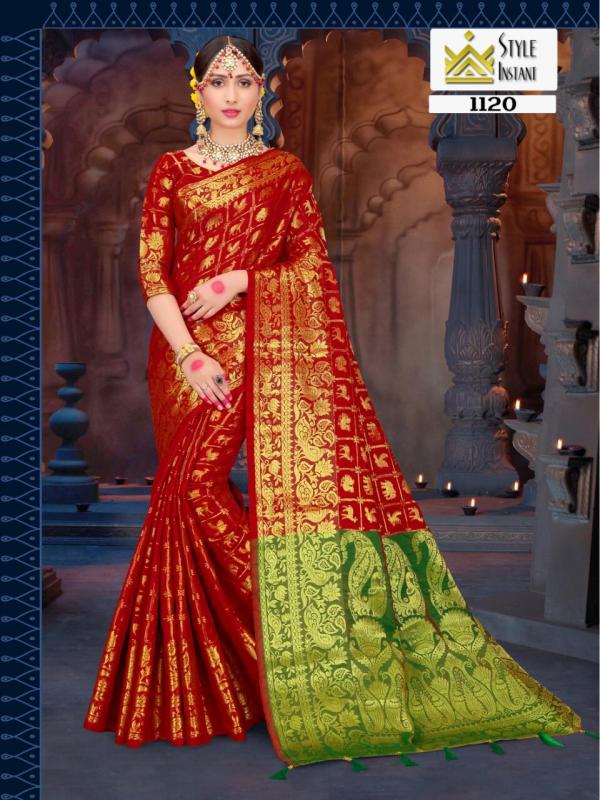 Style Instant Kesariya Patola Silk 1120-1137 Series 