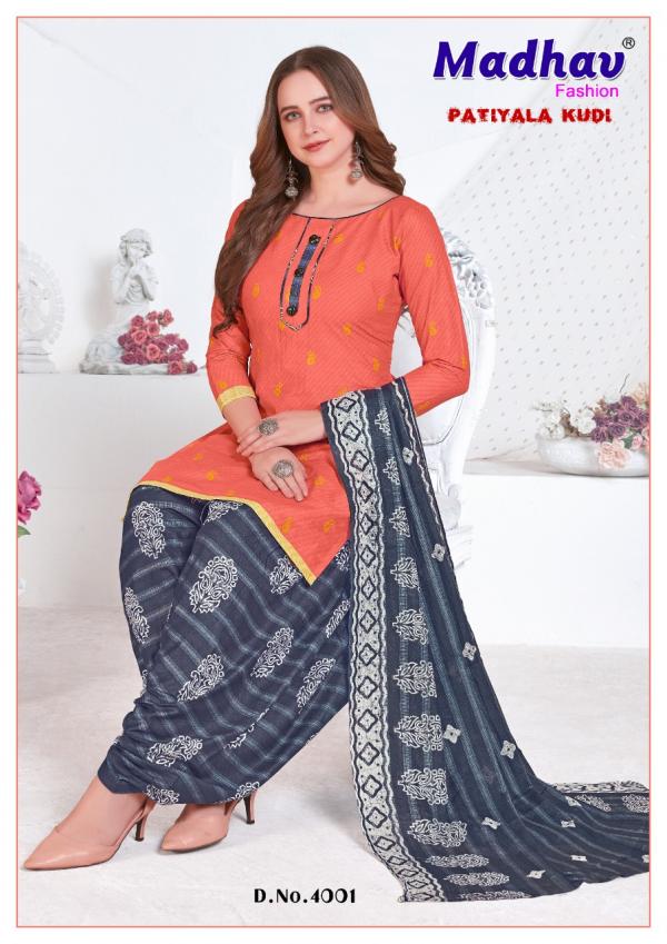 Madhav Fashion Patiyala Kudi Vol-4 4001-4010 Series