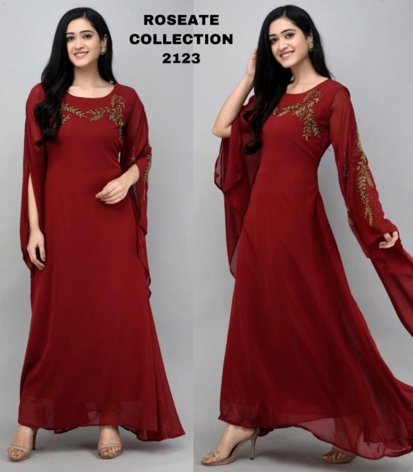 Bollywood Designer Roseate Gown 2123 Colors