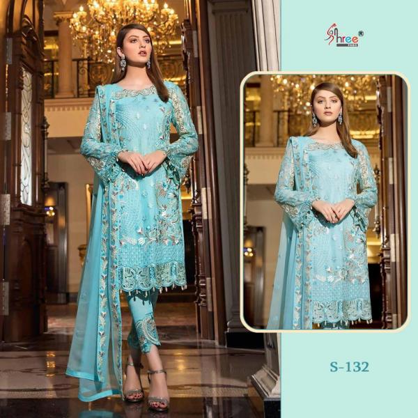 Shree Fabs S-132 Blue Designer Suit 