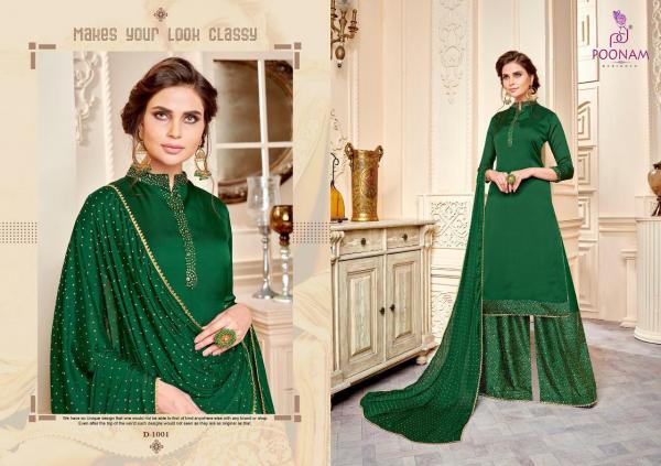 Poonam Designer Glamour Sarara 1001-1008 Series  