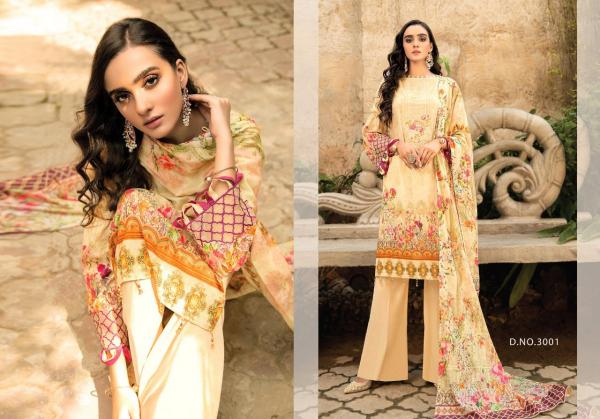 Yashika Trendz Mehnoor Vol-3 3001-3010 Series 