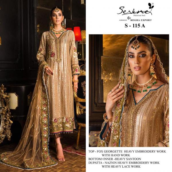 Serine Pakistani Suit S-115-A Design  